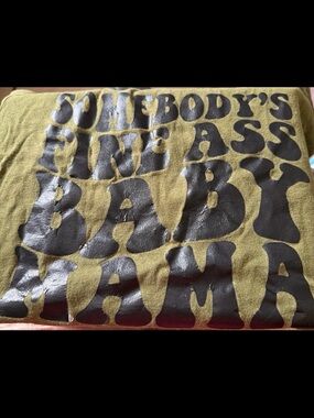 Bella Canvas Olive Green Tee with Black Graphic
